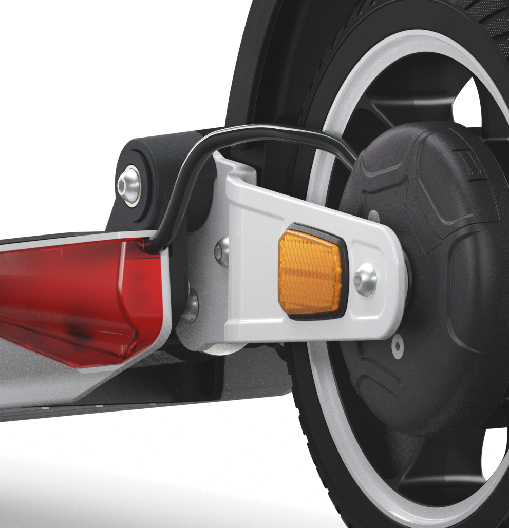 REAR FORK WITH REFLECTORS
