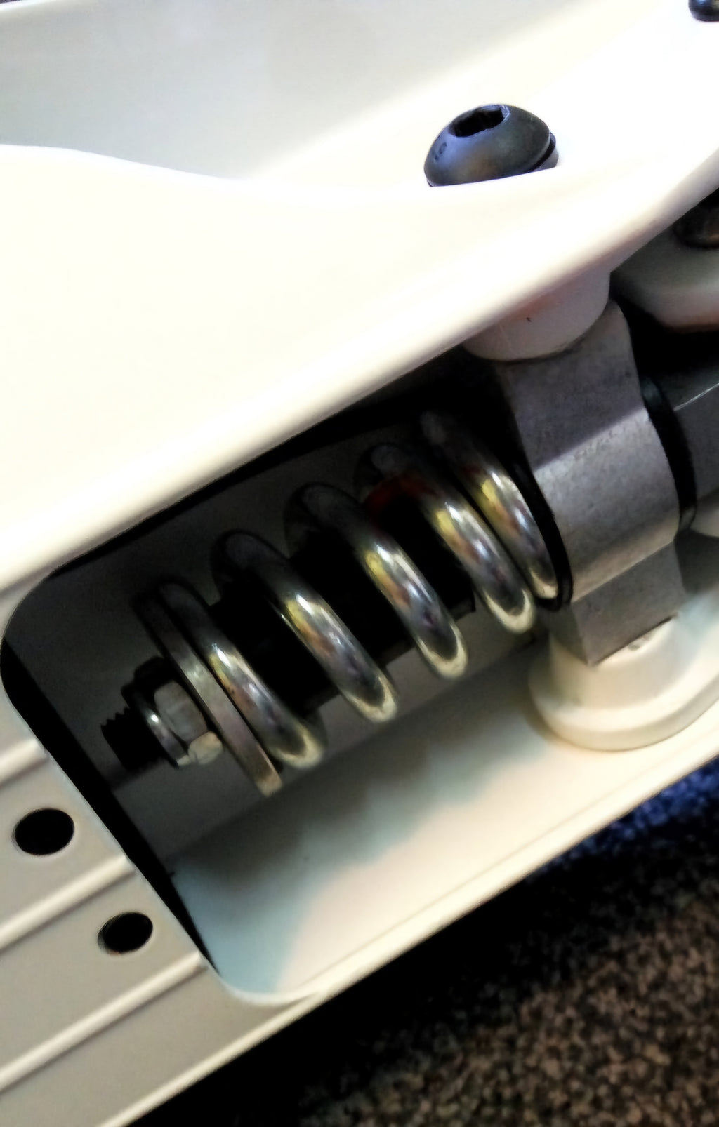 Rear shock absorber system
