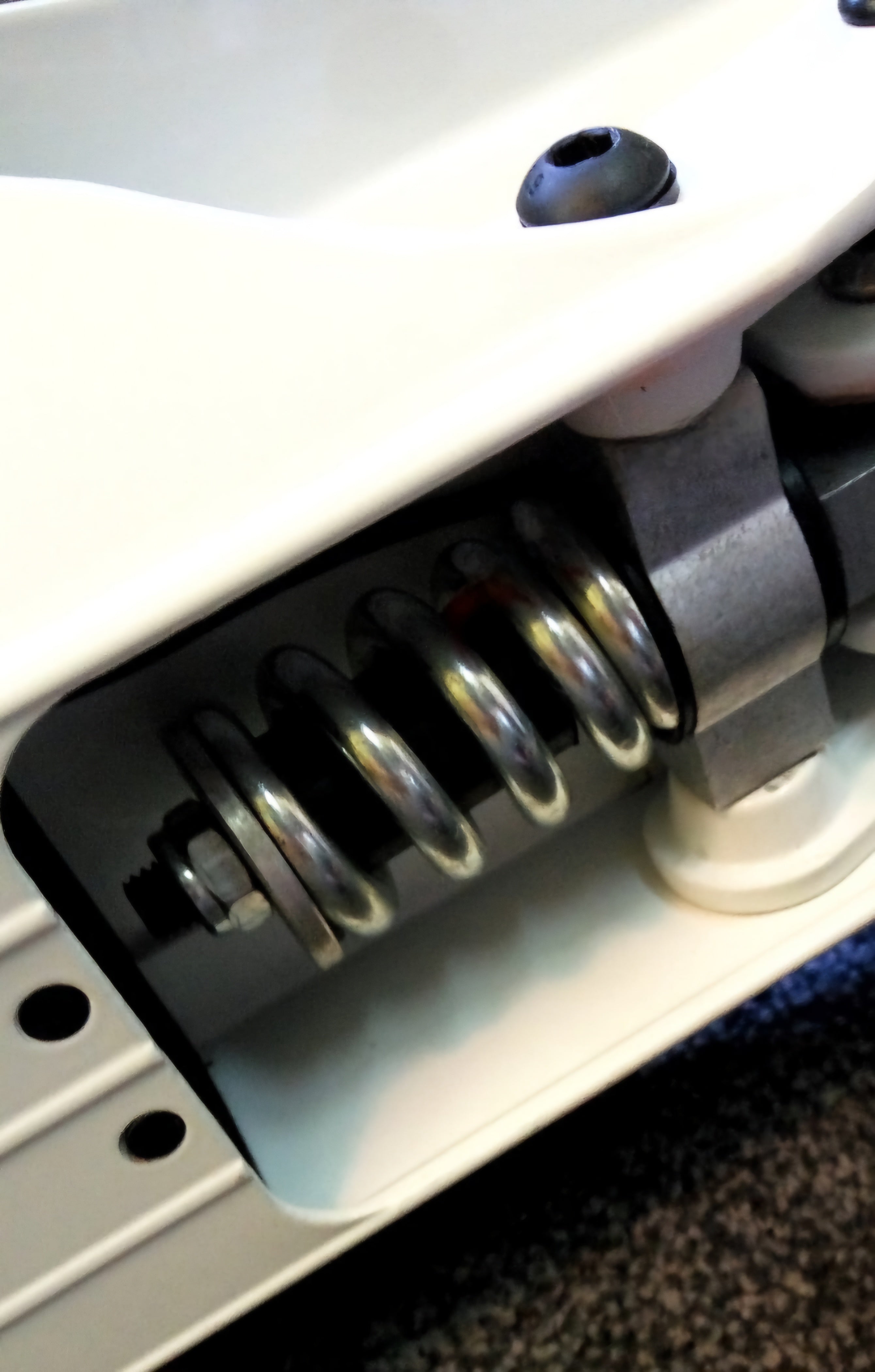 Rear shock absorber system