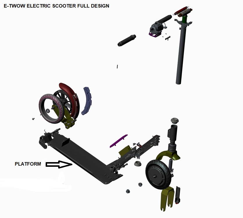 Platform for E-twow GT models