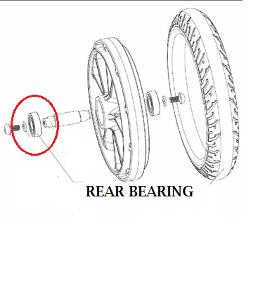 Wheel bearing for E-twow scooters