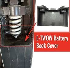 Plastic cover for E-twow battery compartment
