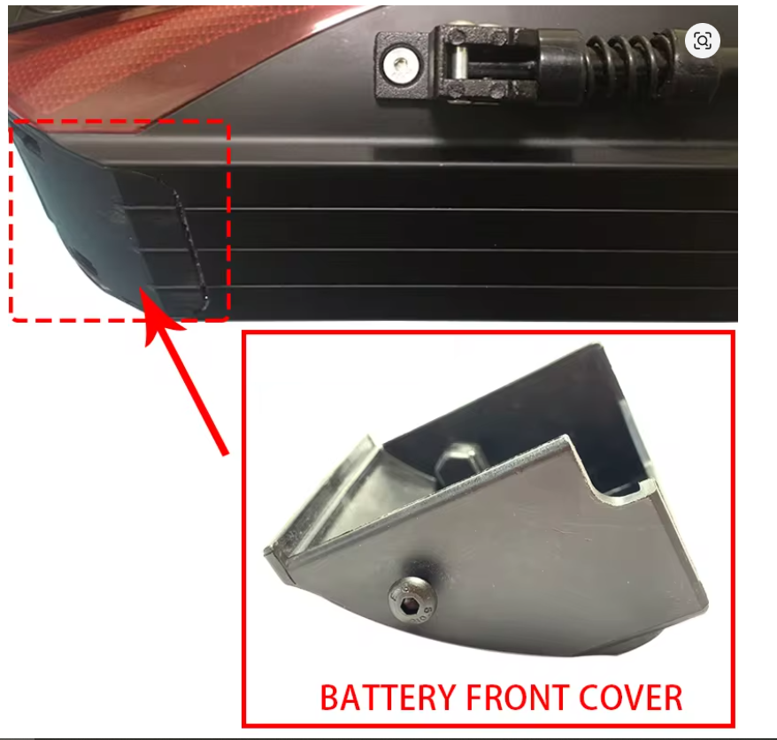 Plastic cover for E-twow battery compartment