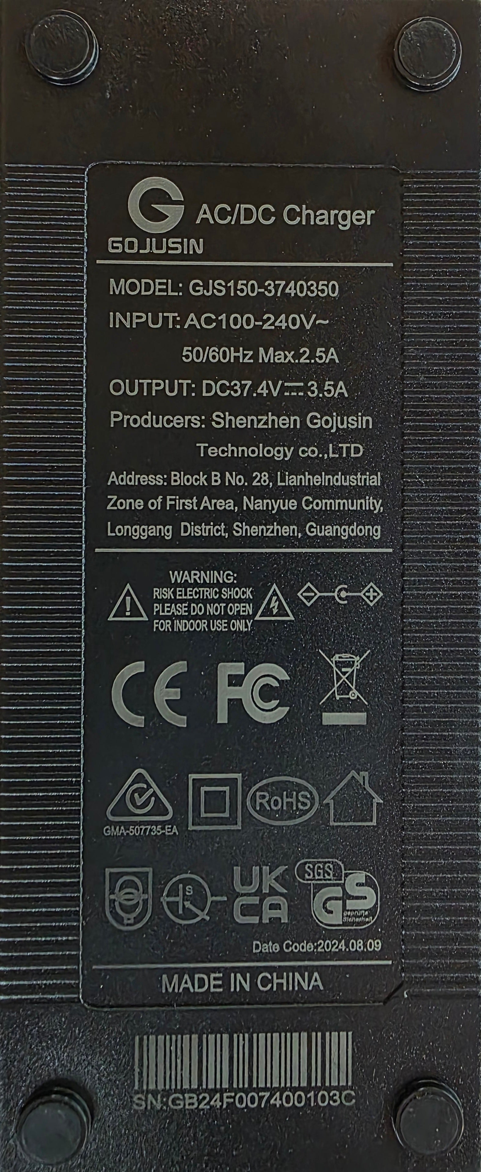 Charger for E-twow Booster 33V