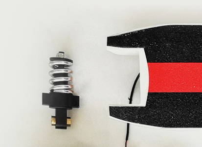 Rear shock absorber system